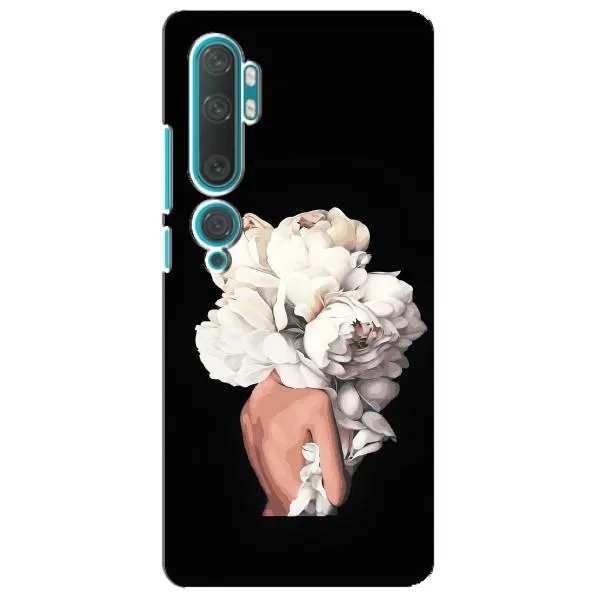 Чехол с принтом «Белые цветы» для Xiaomi Mi Note 10
