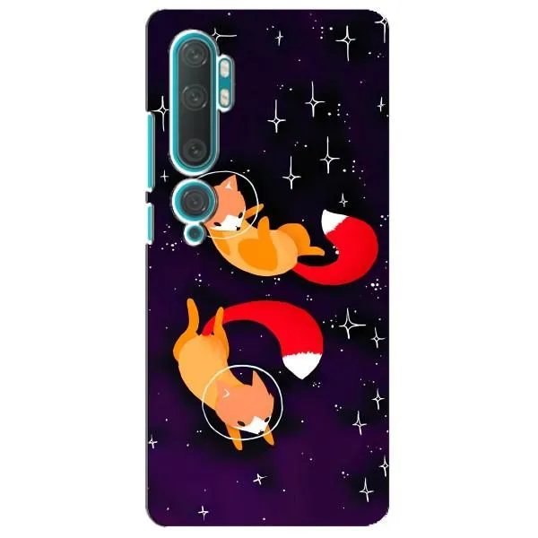 Чехол с принтом «Лисички космонавты» для Xiaomi Mi Note 10 Чехол с принтом «Лисички космонавты» для Xiaomi Mi Note 10