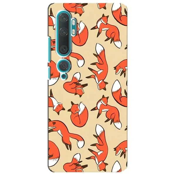 Чехол с принтом «Лисички» для Xiaomi Mi Note 10 Чехол с принтом «Лисички» для Xiaomi Mi Note 10