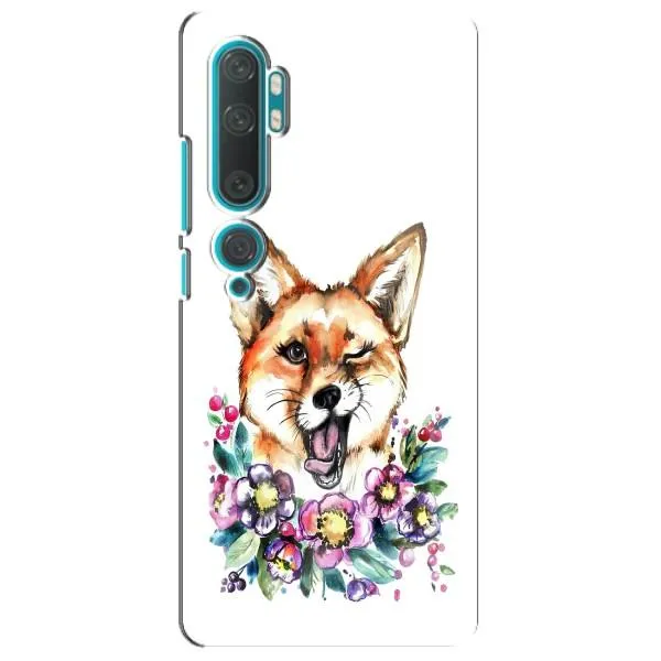 Чехол с принтом «Веселая лисичка» для Xiaomi Mi Note 10 Чехол с принтом «Веселая лисичка» для Xiaomi Mi Note 10