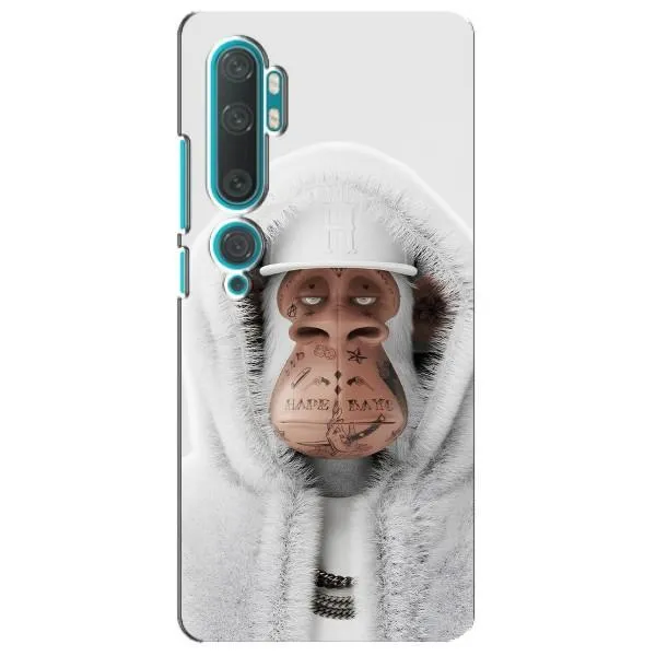 Чехол с принтом «обезьяна NFT в тату» для Xiaomi Mi Note 10 Чехол с принтом «обезьяна NFT в тату» для Xiaomi Mi Note 10