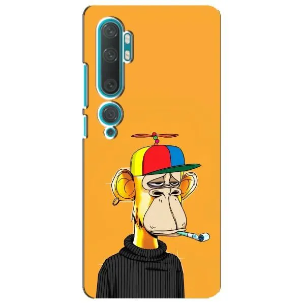 Чехол с принтом «Скучающая Обезьяна NFT» для Xiaomi Mi Note 10 Чехол с принтом «Скучающая Обезьяна NFT» для Xiaomi Mi Note 10