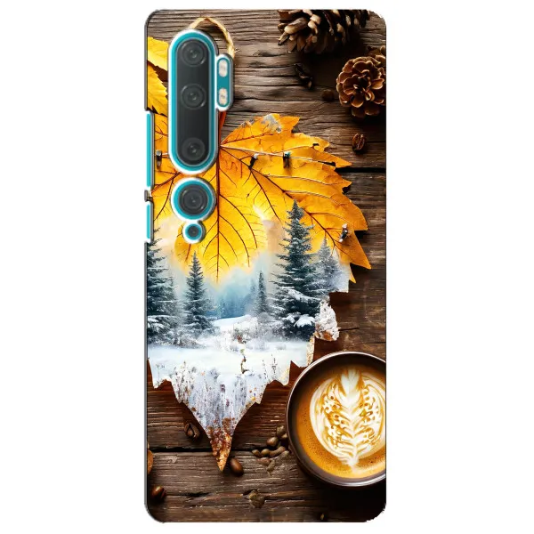 Чехол с принтом «Осенне-зимний кофе» для Xiaomi Mi Note 10 Чехол с принтом «Осенне-зимний кофе» для Xiaomi Mi Note 10