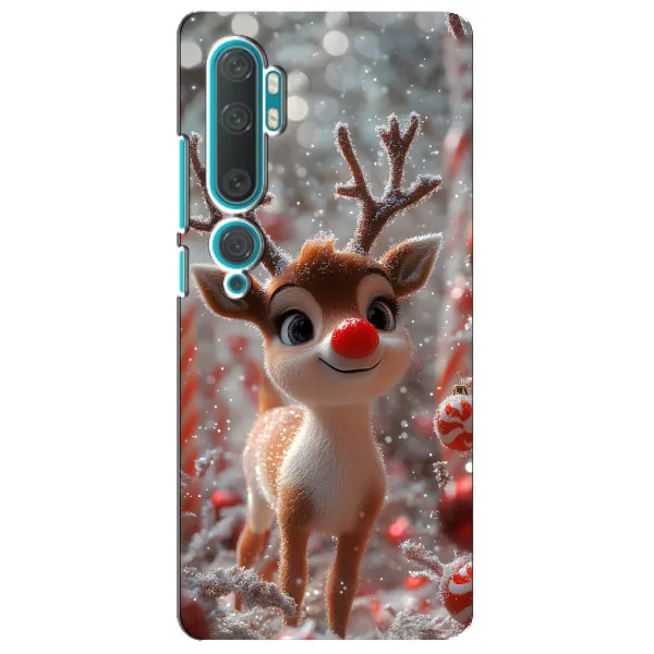 Чехол с принтом «Олень с носом» для Xiaomi Mi Note 10 Чехол с принтом «Олень с носом» для Xiaomi Mi Note 10
