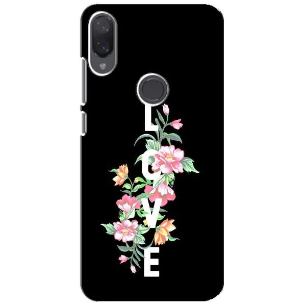 Чехол с принтом «Цветы LOVE» для Xiaomi Mi Play