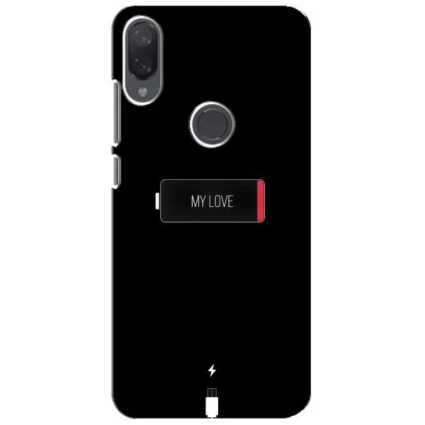 Чехол с принтом «Love battery» для Xiaomi Mi Play