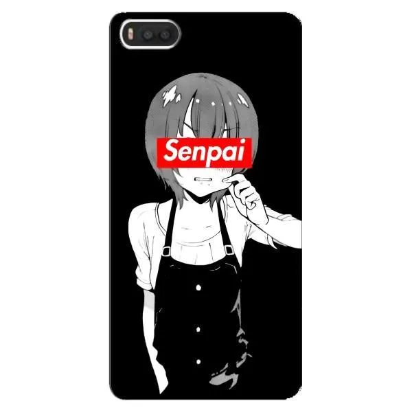 Чехол с принтом «Senpai» для Xiaomi Mi8