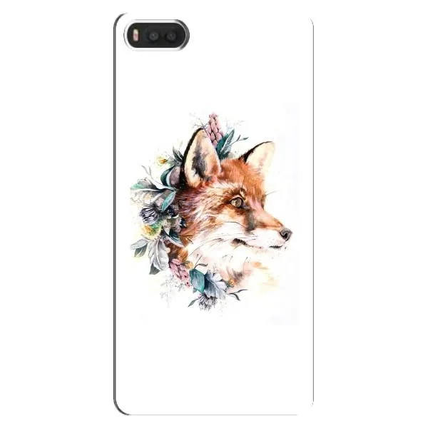 Чехол с принтом «Лисичка в цветочках» для Xiaomi Mi8
