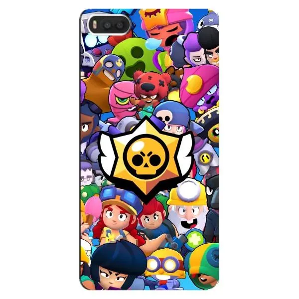 Чохол з принтом «Лого Brawl Stars» для Xiaomi Mi8 Чохол з принтом «Лого Brawl Stars» для Xiaomi Mi8