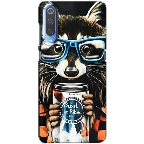 Чехол с принтом «Енот с банкой» для Xiaomi Mi 9