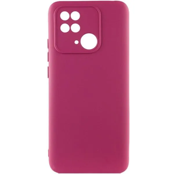 Чохол Silicone Cover Lakshmi Full Camera (A) для Xiaomi Poco C40 — Бордовий — фото 1 Чохол Silicone Cover Lakshmi Full Camera (A) для Xiaomi Poco C40 — Бордовий — фото 1