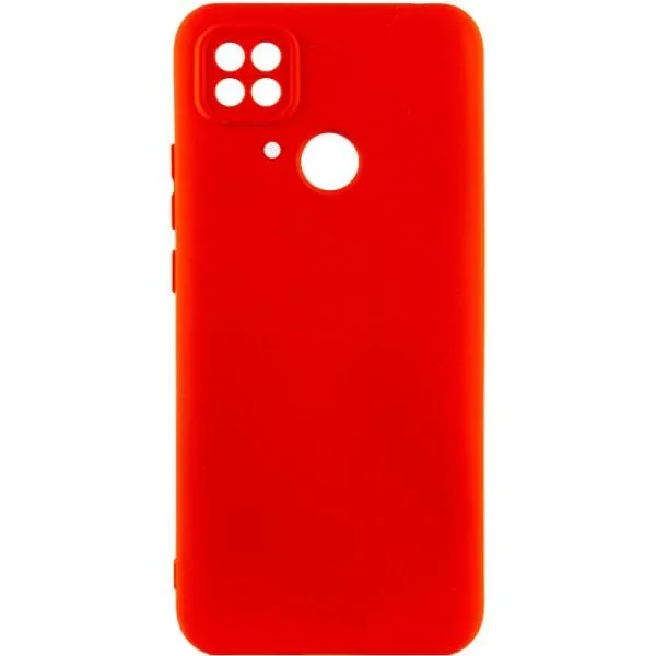 Чехол Silicone Cover Lakshmi Full Camera (A) для Xiaomi Poco C40 — Красный — фото 1 Чехол Silicone Cover Lakshmi Full Camera (A) для Xiaomi Poco C40 — Красный — фото 1