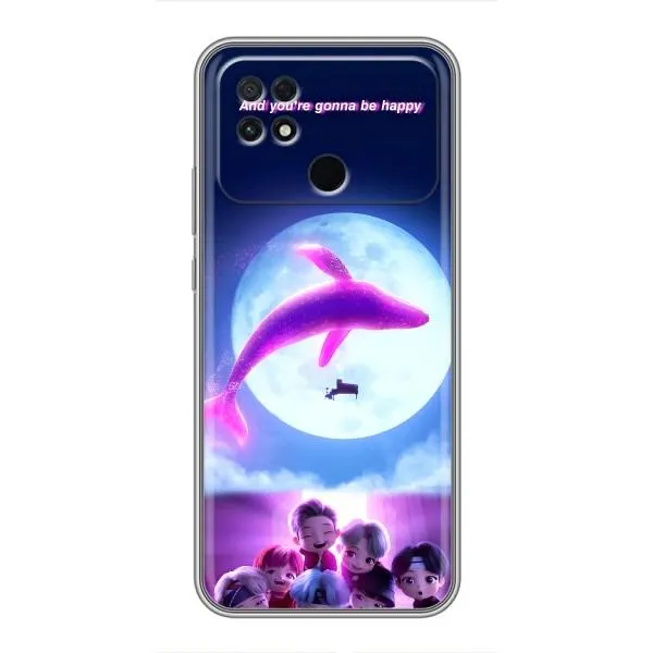 Чохол з принтом «КИТ BTS» для Xiaomi POCO C40 Чохол з принтом «КИТ BTS» для Xiaomi POCO C40