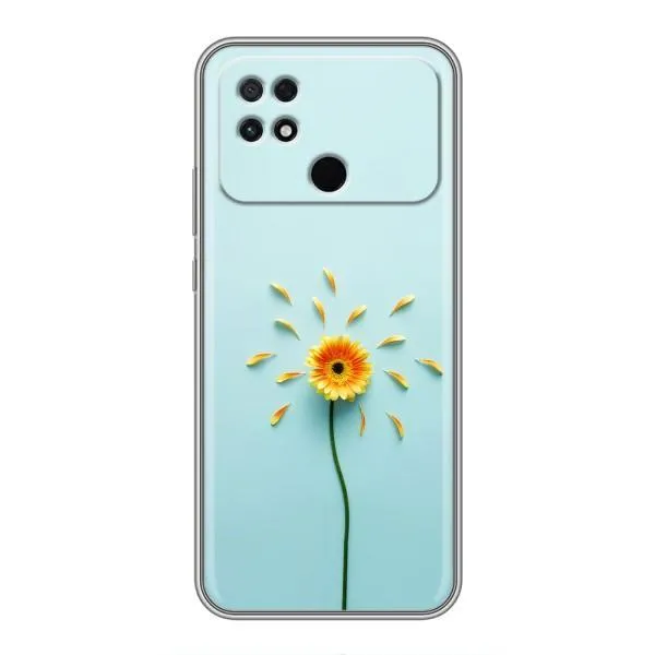 Чохол з принтом «Жовта квітка» для Xiaomi POCO C40
