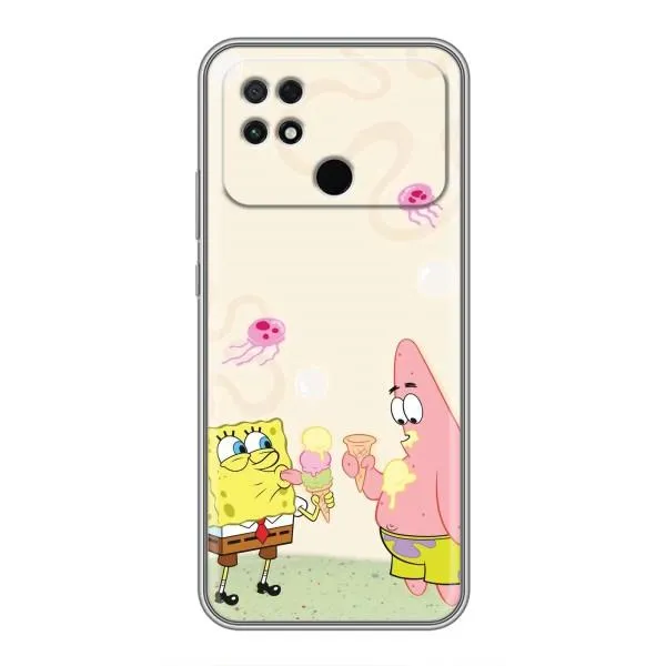 Чехол с принтом «Патрик и Боб» для Xiaomi POCO C40