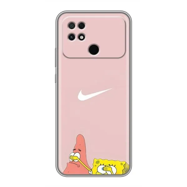 Чехол с принтом «Патрик и Губка» для Xiaomi POCO C40