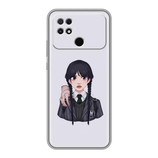 Чехол с принтом «Уэнздей и Вещь» для Xiaomi POCO C40