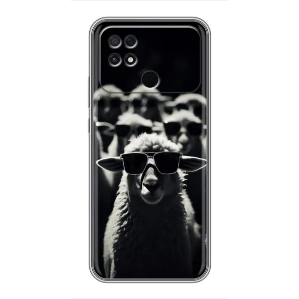 Чохол з принтом «Овечка в окулярах» для Xiaomi POCO C40