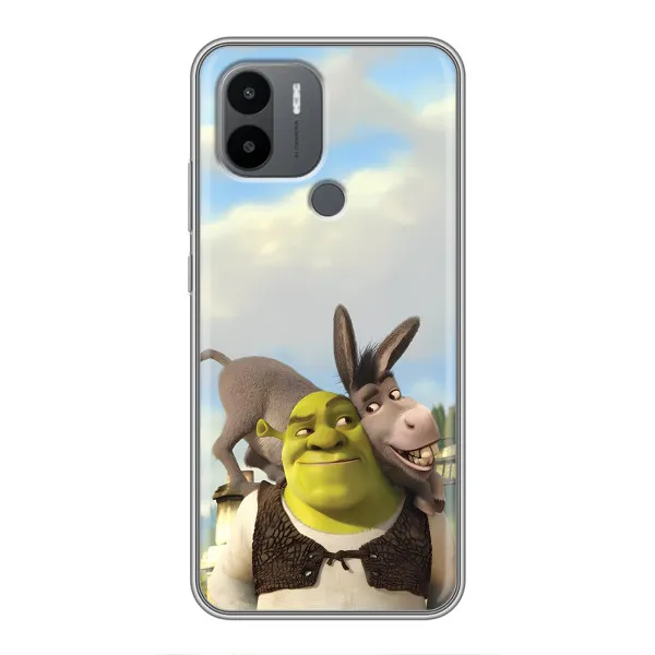 Чохол з принтом «Шрек та Осел» для Xiaomi Poco C50 Чохол з принтом «Шрек та Осел» для Xiaomi Poco C50