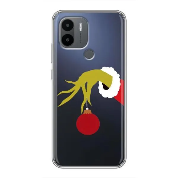 Чехол с принтом «Гринч с игрушкой» для Xiaomi Poco C50