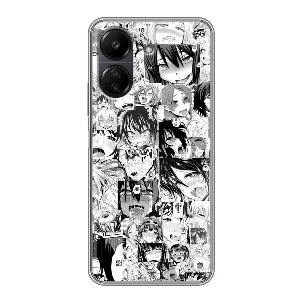 Чехол с принтом «Ahegao manga» для Xiaomi POCO C65