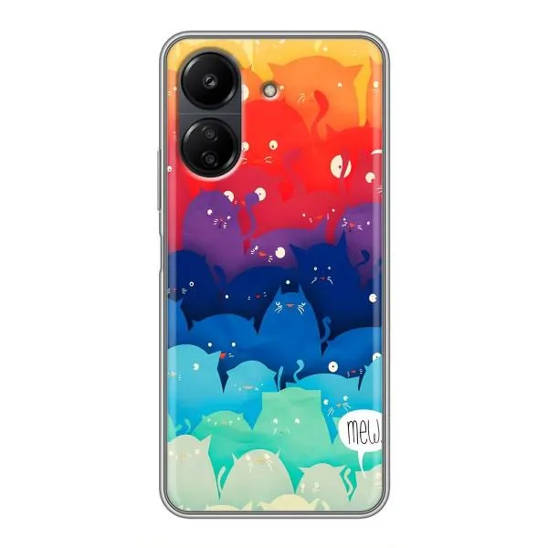 Чехол с принтом «Mew» для Xiaomi POCO C65