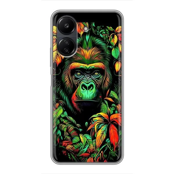 Чехол с принтом «Обезьяна в тропиках» для Xiaomi POCO C65