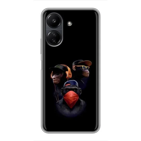 Чехол с принтом «Три обезьяны» для Xiaomi POCO C65