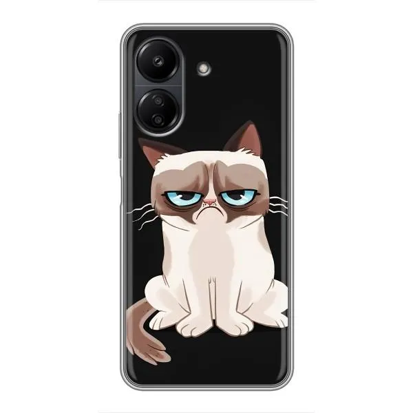 Чохол з принтом «Сумний кіт» для Xiaomi POCO C65
