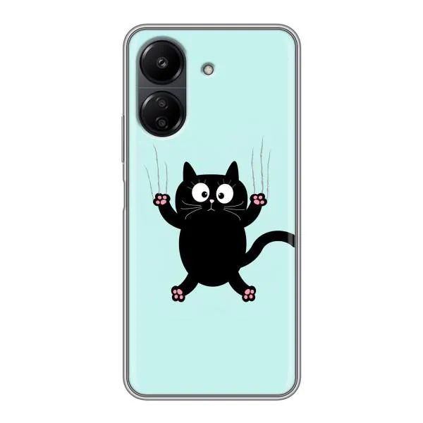 Чохол з принтом «Падаючий кіт» для Xiaomi POCO C65
