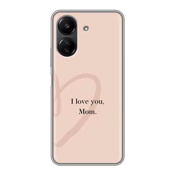 Чехол с принтом «Сердце маме» для Xiaomi POCO C65