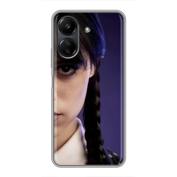 Чохол з принтом «Загадковий погляд Венздей» для Xiaomi POCO C65 Чохол з принтом «Загадковий погляд Венздей» для Xiaomi POCO C65