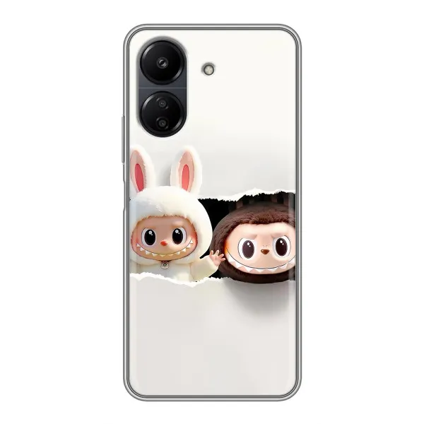 Чохол з принтом «Лабубу» для Xiaomi POCO C65