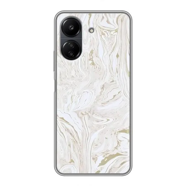 Чохол з принтом «Білий мрамор» для Xiaomi POCO C65