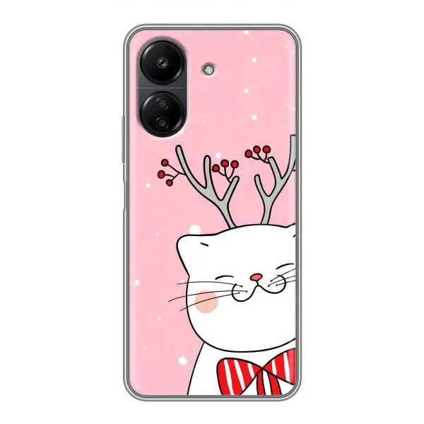 Чехол с принтом «Зимний кот» для Xiaomi POCO C65