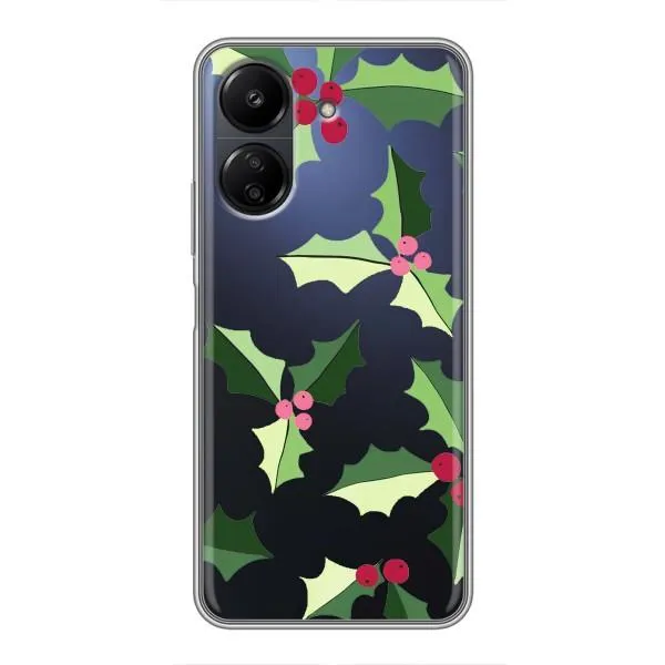 Чехол с принтом «Рождественский фон» для Xiaomi POCO C65