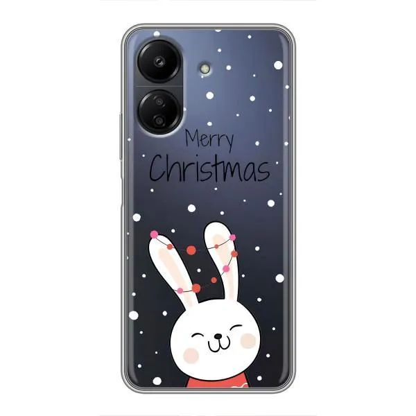 Чехол с принтом «Рождественский заяц» для Xiaomi POCO C65