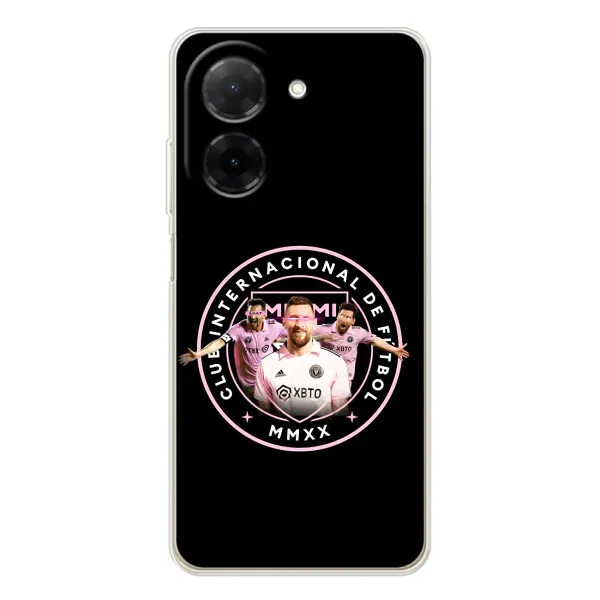 Чехол с принтом «Месси в лого» для Xiaomi Poco C71