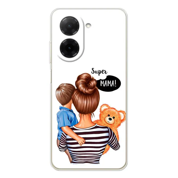 Чохол з принтом «Мама з синочком» для Xiaomi Poco C71 Чохол з принтом «Мама з синочком» для Xiaomi Poco C71