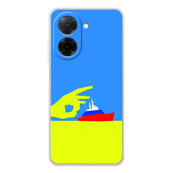 Чохол з принтом «Щелбан кораблю» для Xiaomi Poco C71 Чохол з принтом «Щелбан кораблю» для Xiaomi Poco C71