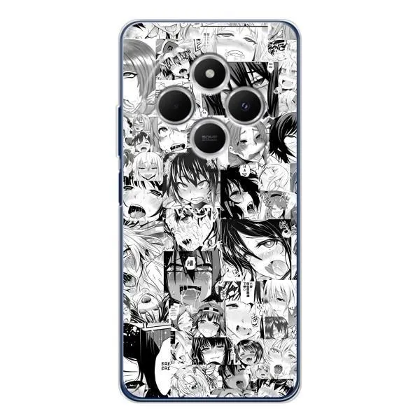Чехол с принтом «Ahegao manga» для Xiaomi Poco C75