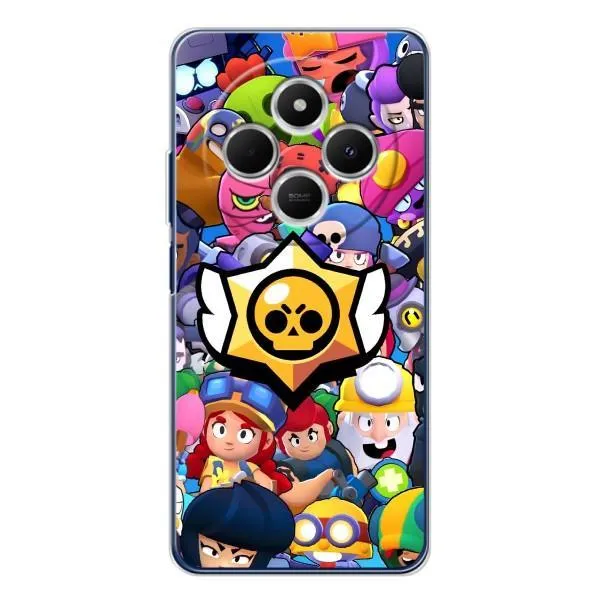 Чехол с принтом «Лого Brawl Stars» для Xiaomi Poco C75