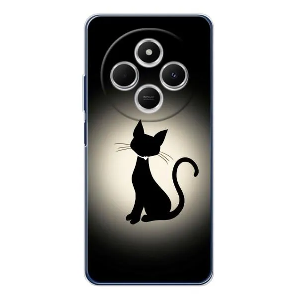 Чехол с принтом «Силуэт котика» для Xiaomi Poco C75 Чехол с принтом «Силуэт котика» для Xiaomi Poco C75