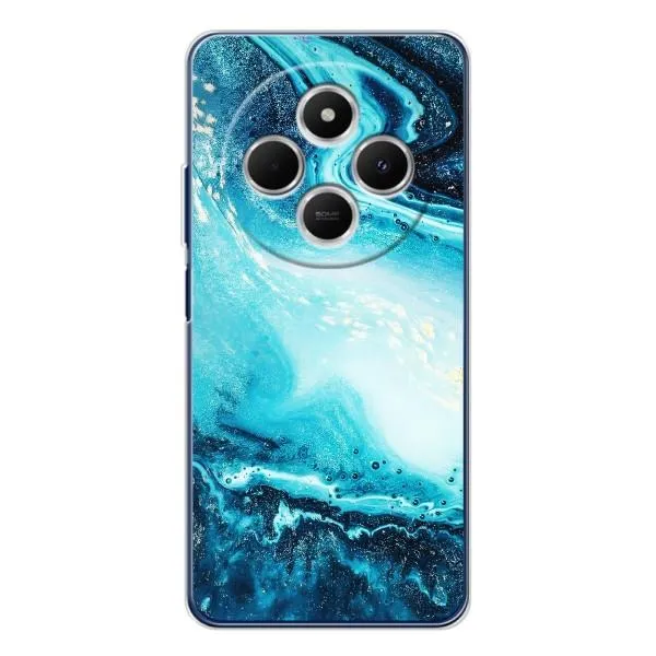 Чехол с принтом «Голубой мрамор» для Xiaomi Poco C75 Чехол с принтом «Голубой мрамор» для Xiaomi Poco C75