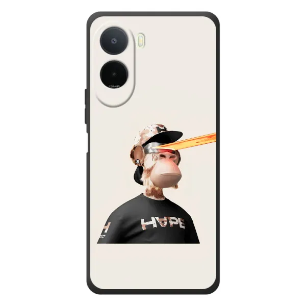Чехол с принтом «обезьяна NFT в очках» для Xiaomi Poco C81 Pro