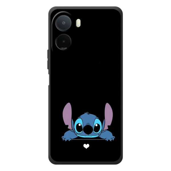 Чохол з принтом «Стіч на чорному» для Xiaomi Poco C81 Pro