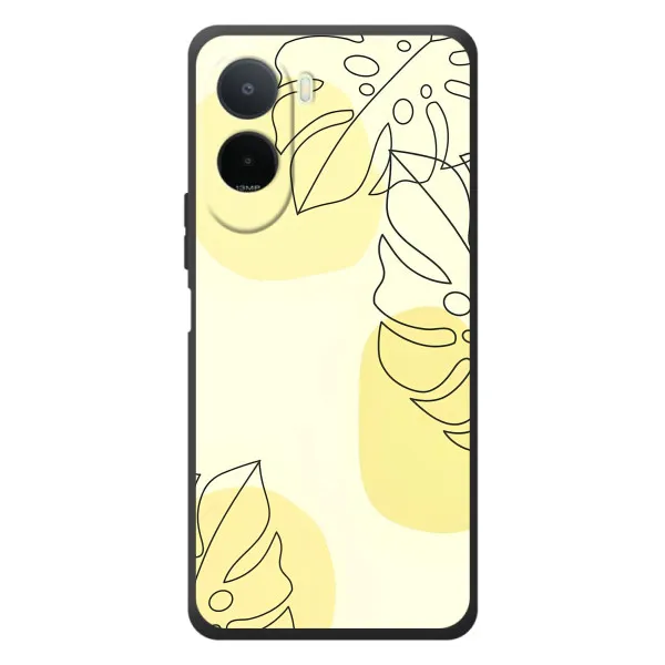 Чохол з принтом «Жовта монстера арт» для Xiaomi Poco C81 Pro