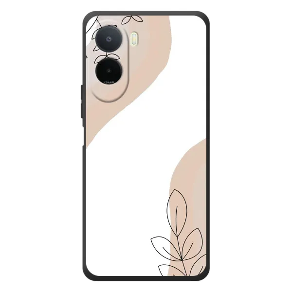 Чохол з принтом «Нюдова гілочка абстракція» для Xiaomi Poco C81 Pro