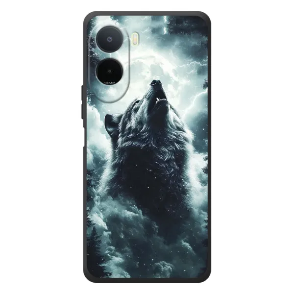 Чохол з принтом «Вовк у хмарах» для Xiaomi Poco C81 Pro