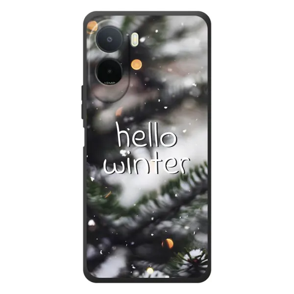 Чехол с принтом «Hello winter» для Xiaomi Poco C81 Pro